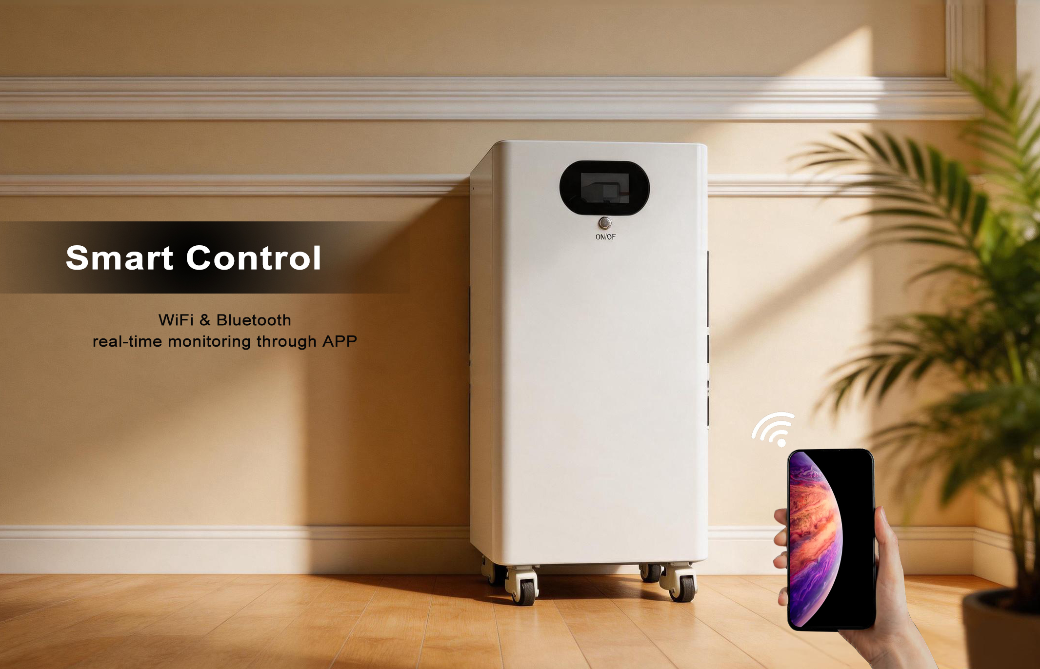 WiFi or Bluetooth Smart Control