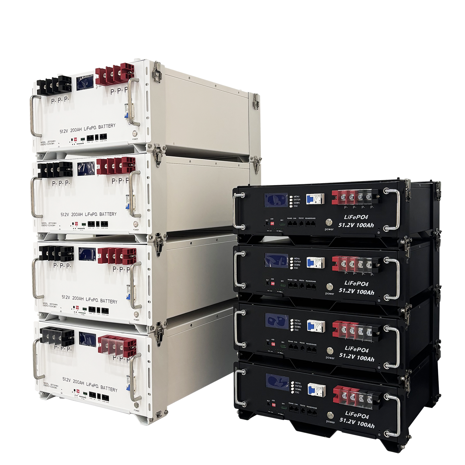 5KWh~16KWh LiFePO4 Rack Mounted Battery Backup Power for Residential & Commercial Solar Energy Storage